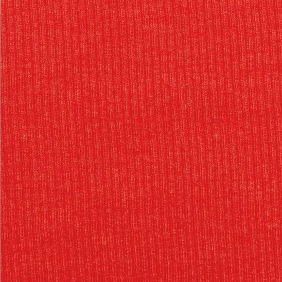 GARAGE Bright red Stormi cropped baby tee - Picture 6 of 6